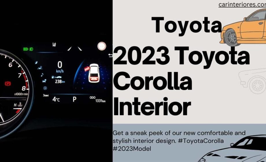 2023 Toyota Corolla Interior